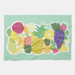 Paño De Cocina Frutas frescas.