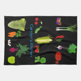Paño De Cocina Frutas lindas y Veggies personalizados