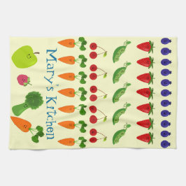 Paño De Cocina Frutas y Veggies personalizados