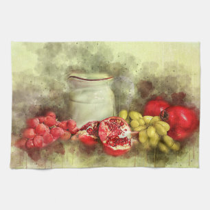Paño De Cocina Frutas y vida vegetal
