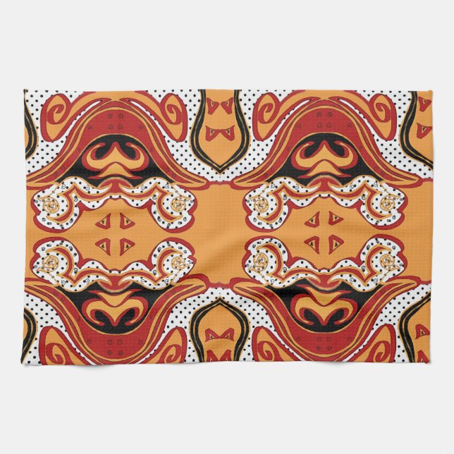 Paño De Cocina Fuego (Horizontal)