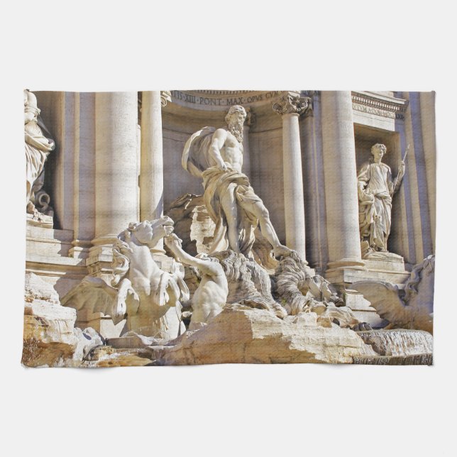 Paño De Cocina Fuente de Trevi (Horizontal)