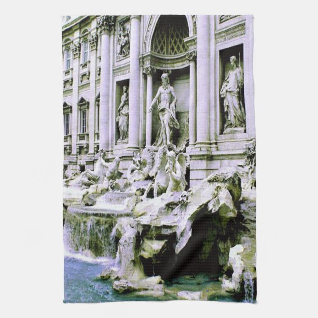 Paño De Cocina Fuente del Trevi (Vertical)