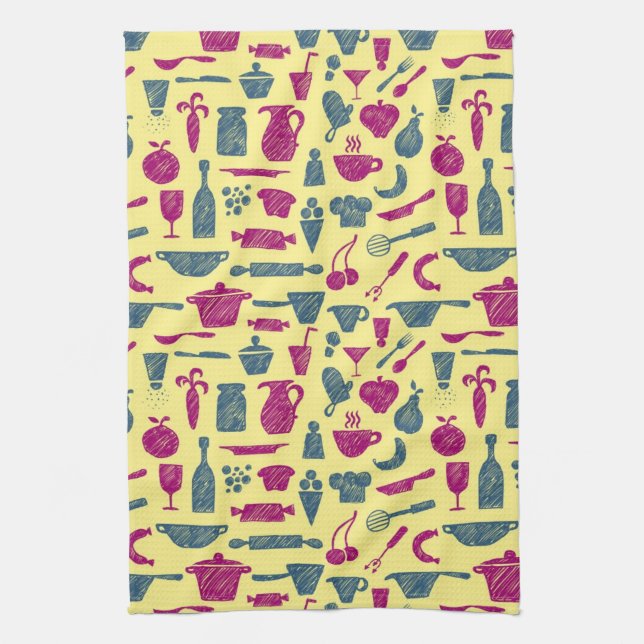 Paño De Cocina Fuentes de la cocina (Vertical)