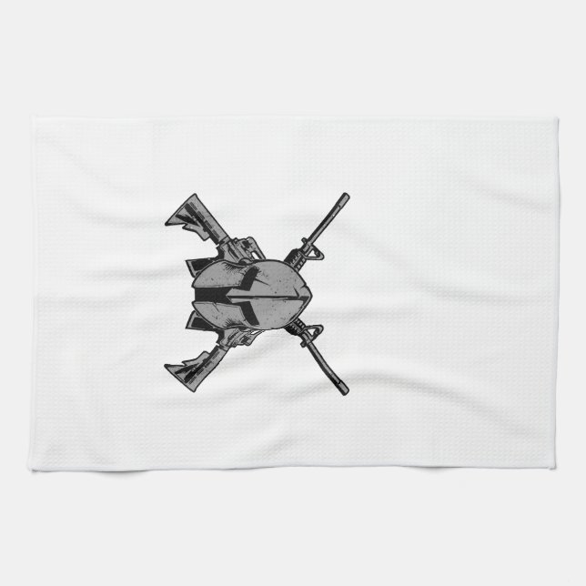 Paño De Cocina Fuerza militar  (Horizontal)