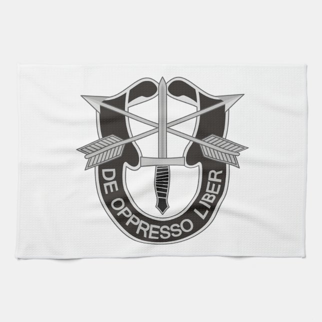 Paño De Cocina Fuerzas Especiales SF De Oppresso Liber (Horizontal)