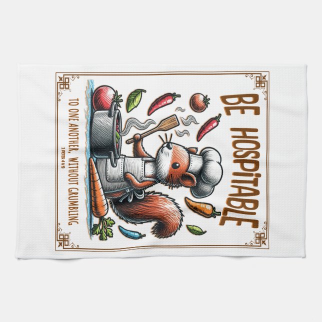 Paño De Cocina Fun Christian Gift Tea Towel with Bible Verse (Horizontal)