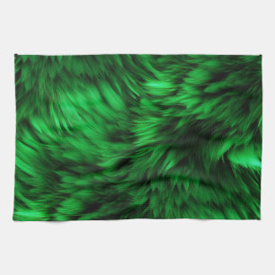 Paño De Cocina Fun Green imitación textura de pieles monstruo