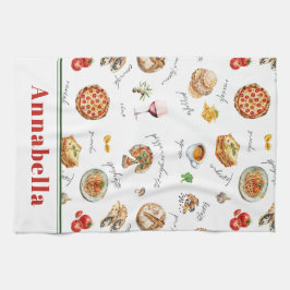 Paño De Cocina Fun Italian Food Lover Kitchen