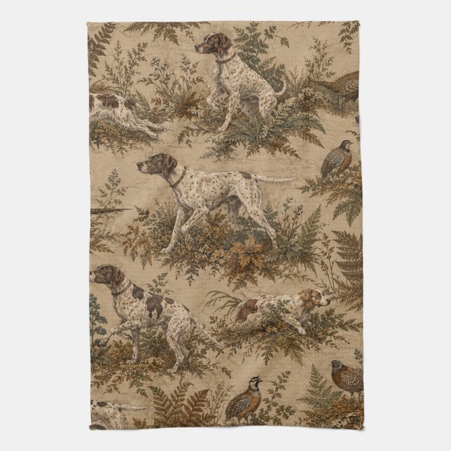 Paño De Cocina Funda de edredón para perros de caza (Vertical)