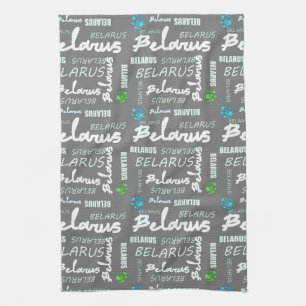 Paño De Cocina Funky Bielorrusia Б е л а у с de Flor de maíz