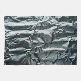 Paño De Cocina Funky Gray Faux Wrinkke Patrón 4Amie