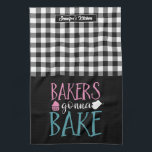 Paño De Cocina Funny Baking Bakers Va a hornear Placa Blanca Negr<br><div class="desc">Comida divertida y fresca para hacer la cocina más divertida. Regalo personalizado para la familia y amigos que aman cocinar, cocinar y probar una nueva receta en la cocina. Personalizar la redacción para que se ajuste a su ocasión. Puede utilizar la Herramienta de diseño para cambiar aún más el tipo...</div>