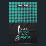 Paño De Cocina Funny Baking Pun Baker Take Whisk Plaid Pattern<br><div class="desc">Comida divertida y fresca para hacer la cocina más divertida. Regalo personalizado para la familia y amigos que aman cocinar, cocinar y probar una nueva receta en la cocina. Personalizar la redacción para que se ajuste a su ocasión. Puede utilizar la Herramienta de diseño para cambiar aún más el tipo...</div>