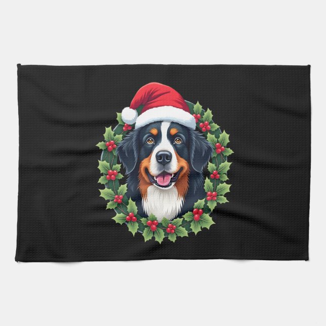 Paño De Cocina Funny Christmas Bernese Mountain Dog Tank Top (Horizontal)