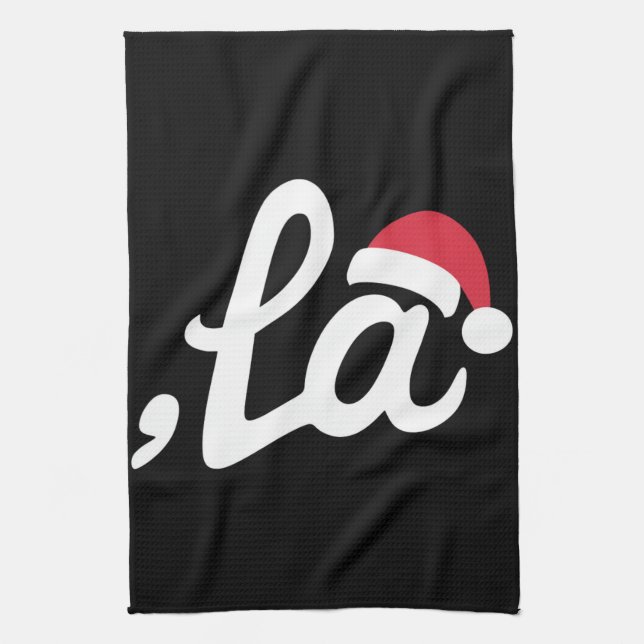 Paño De Cocina Funny Kamala Harris 2024 Comma La Navidades (Vertical)