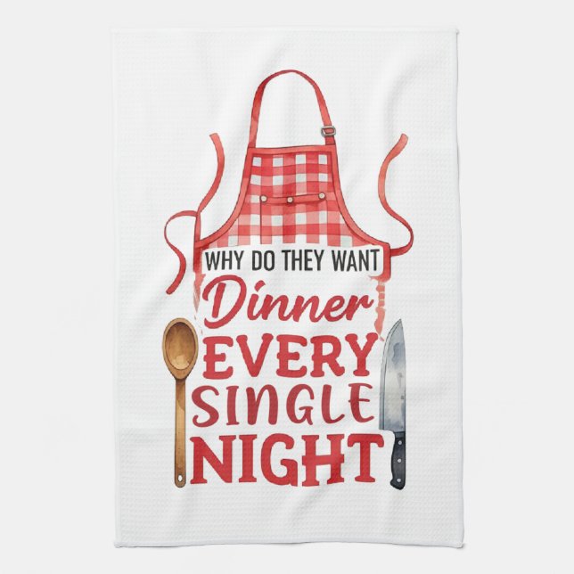 Paño De Cocina Funny Kitchen Apron Design (Vertical)
