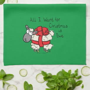 Paño De Cocina Funny Personalizado de Navidades de Holiday Cute S
