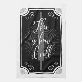 Paño De Cocina Funny Rótulo de cocina antigua