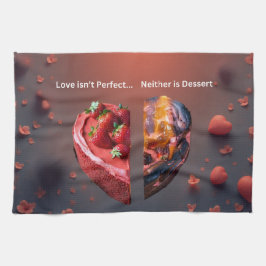 Paño De Cocina Funny Valentine's Day - Love Isn't Perfect