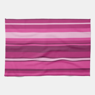 Paño De Cocina Fuschia stripes
