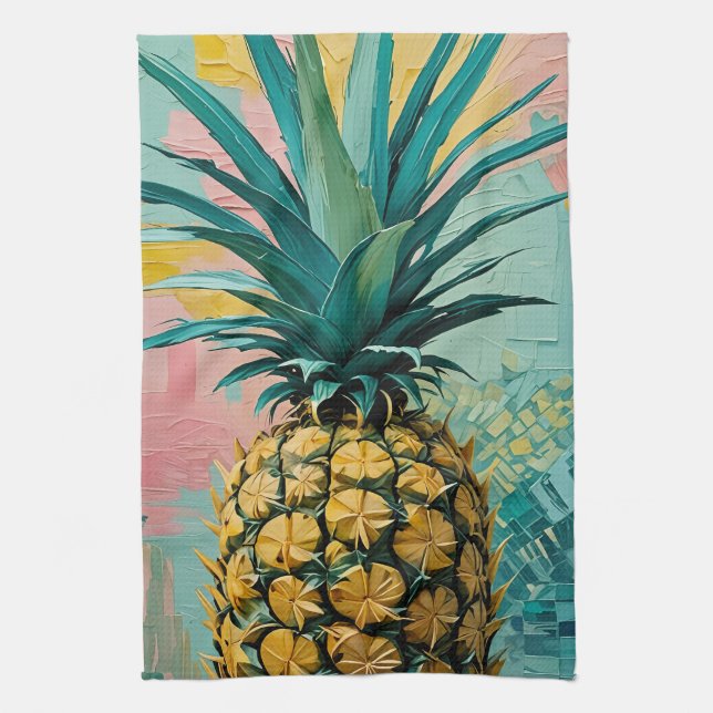 Paño De Cocina Fusión de piña (Vertical)