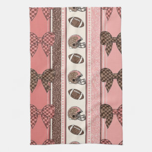 Paño De Cocina Fútbol Coquette con estampado de leopardo (2)