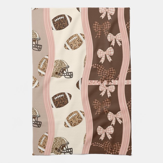 Paño De Cocina Fútbol Coquette con estampado de leopardo (4) (Vertical)