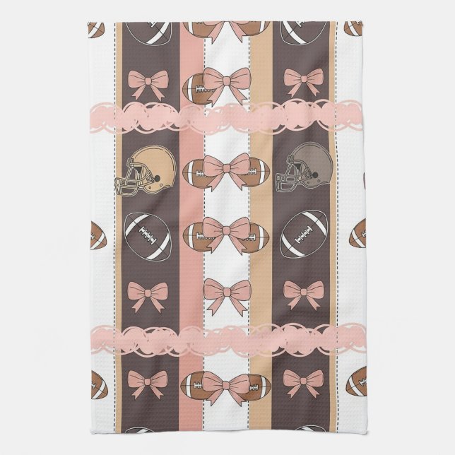 Paño De Cocina Fútbol Coquette con Estampado de Leopardo (6) (Vertical)