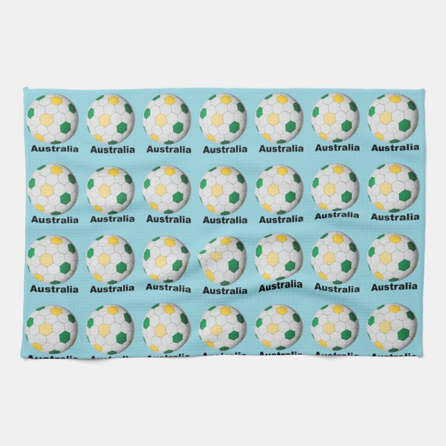 Paño De Cocina Fútbol en Australia (Horizontal)