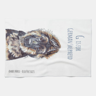 Paño De Cocina G está para el pastor alemán