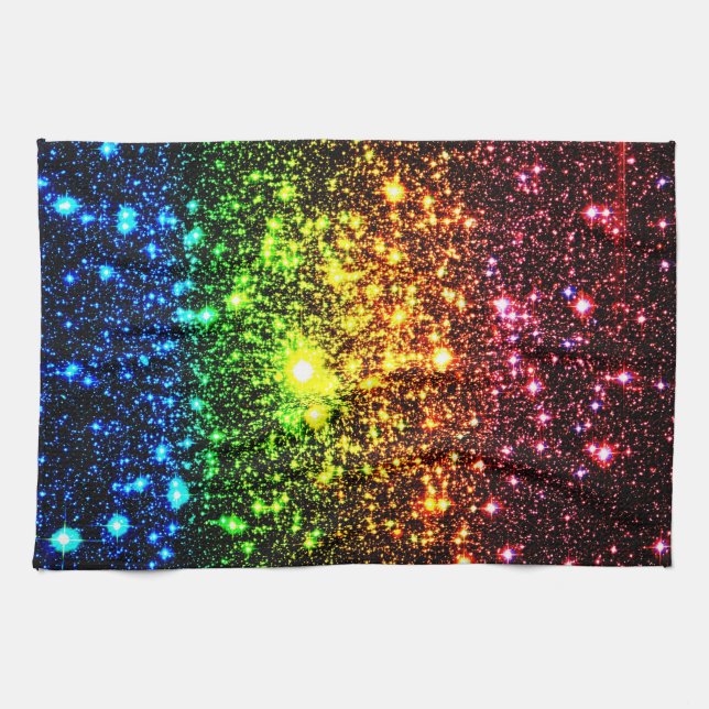 Paño De Cocina Galaxia arco iris (Horizontal)