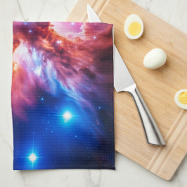 Paño De Cocina Galaxia de Nebulosa Colorida Espacio Estrellas Uni