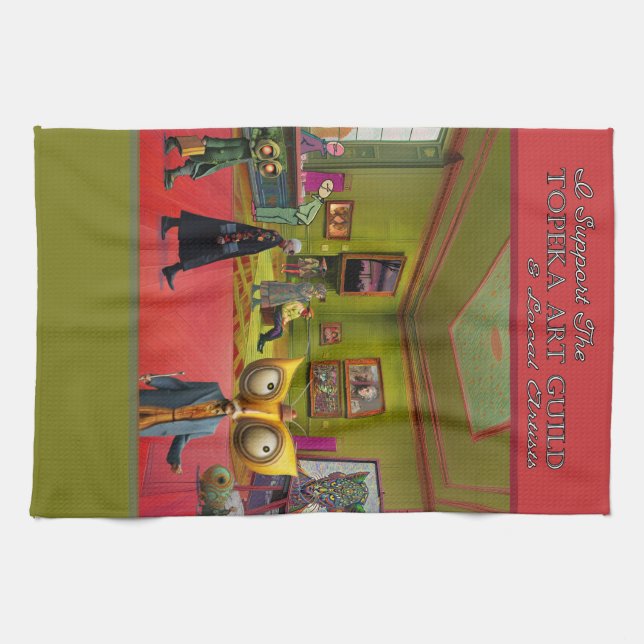 Paño De Cocina Gallery Collage for Topeka Art Guild (Horizontal)