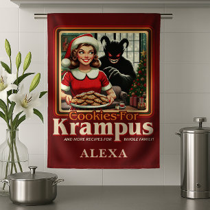 Paño De Cocina Galleta Para Krampus Feliz Navidad De Krampus Horr
