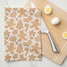 Galletas de Hombre de Jengibre Navidad Beige Neutr