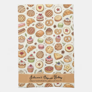 Paño De Cocina Galletas De Pastelería Tarta Postre Panadería