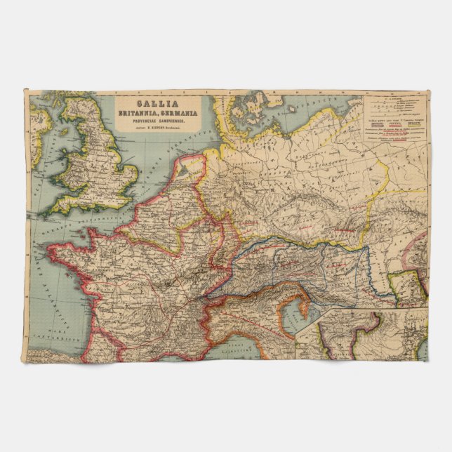 Paño De Cocina Gallia, Britannia, Germania (Horizontal)
