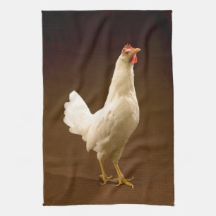 Paño De Cocina Gallina blanca del gallo del pollo