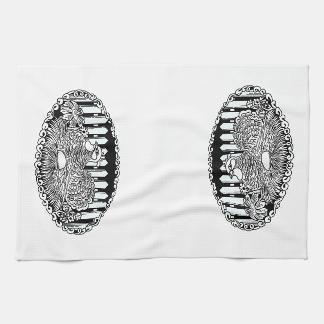 Paño De Cocina Gallina de nidal (Horizontal)