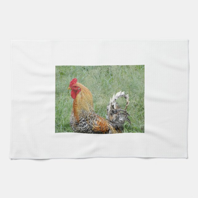 Paño De Cocina Gallos (Horizontal)