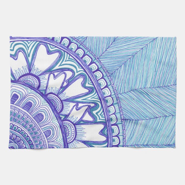 Paño De Cocina Ganador de cinta azul (Horizontal)