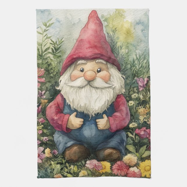 Paño De Cocina Garden Gnome (Vertical)