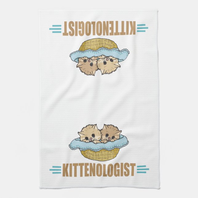 Paño De Cocina Gatito humorístico (Vertical)