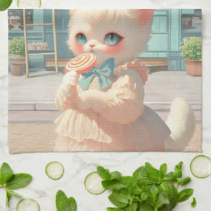 Paño De Cocina Gatito suave con langosta en pastelería