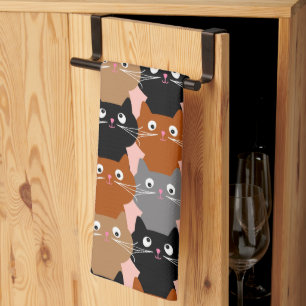 Paño De Cocina Gatitos felinos lindos del gato