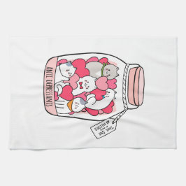 Paño De Cocina Gato antidepresivo divertido regalo para el amante