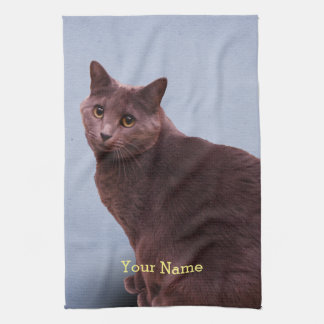 Paño De Cocina Gato azul ruso
