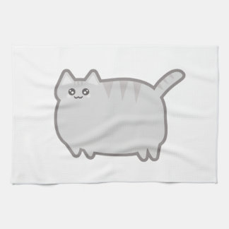 Paño De Cocina Gato de la grasa de Kawaii