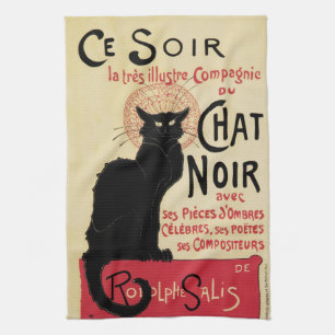 Paño De Cocina Gato de Noir~Black de la charla